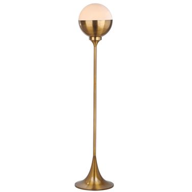 Renato Brass Gold 63.5 Inch H Floor Lamp