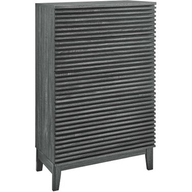 Render 5-Drawer Dresser Chest In Charcoal