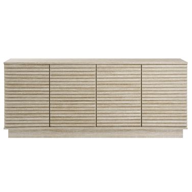 Render 70 Inch Faux Travertine Sideboard Cabinet TV Stand In Travertine