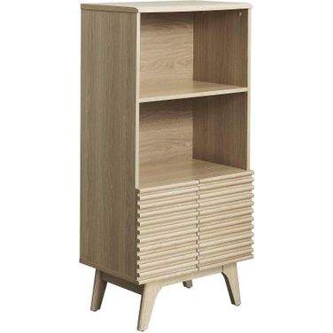 Render Display Cabinet Bookshelf In Oak