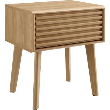 Render End Table In Oak
