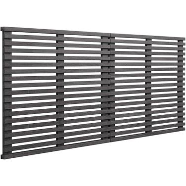 Render Wall Mount King Headboard In Charcoal