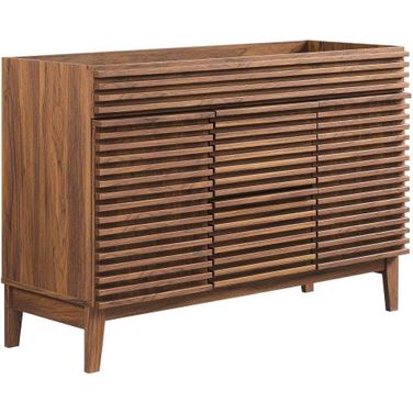 Render Walnut 48 Inch Double Bathroom Vanity Cabinet