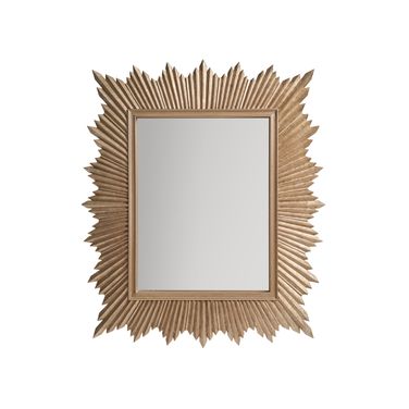 Rendezvous Amherst Carved Mirror In Gold
