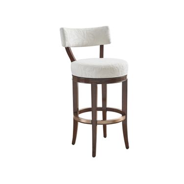 Rendezvous Giles Upholstered Swivel Barstool