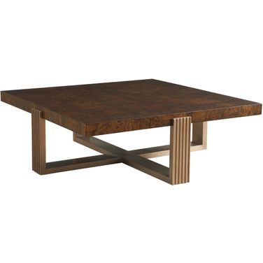 Rendezvous Holloway Square Cocktail Table In Brown