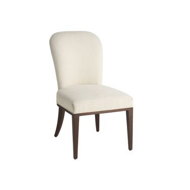 Rendezvous Lambeth Upholstered Side Chair In Cream
