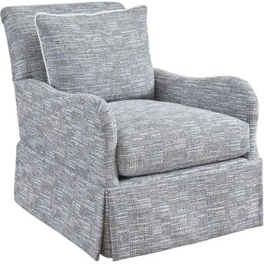 Rendezvous Palm Frond Swivel Chair