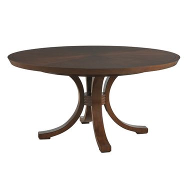 Rendezvous Warwick Round Dining Table In Brown