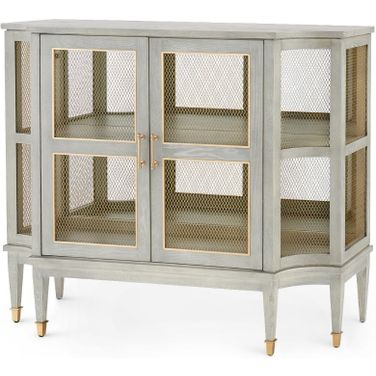 Rene Cabinet In Soft Gray