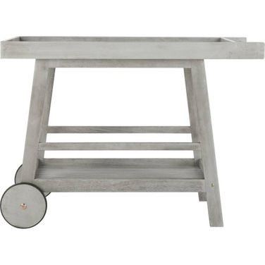 Renzo Grey Wash Indoor/Outdoor Bar Cart
