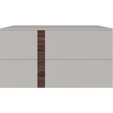 Renzo Right Nightstand In Taupe Matte