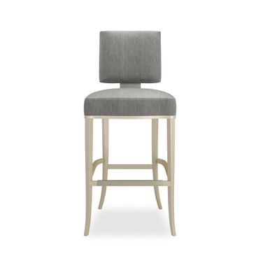 Reserved Seating Bar Stool In Pewter