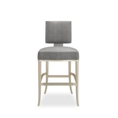 Reserved Seating Counter Stool In Pewter