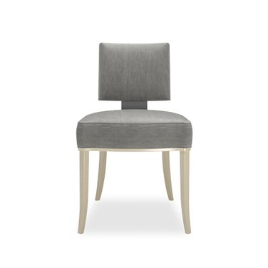 Reserved Seating Dining Chair Set of 2 In Pewter