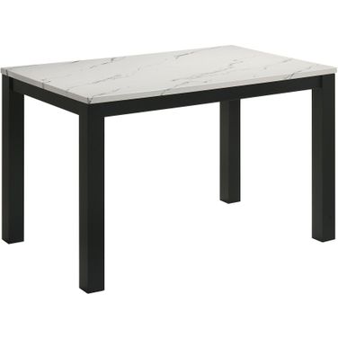 Resia Dining Table In Black and White