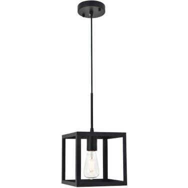 Resolute 1 Light Black Pendant LD4063D8BK