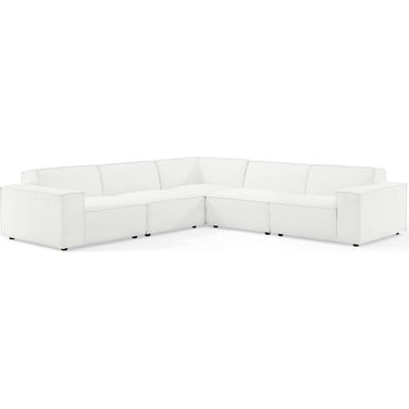 Restore 5-Piece Sectional Sofa In White EEI-4117-WHI
