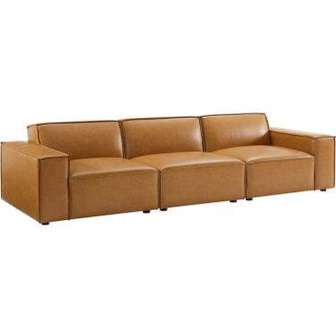 Restore Vegan Leather 3-Piece Sofa