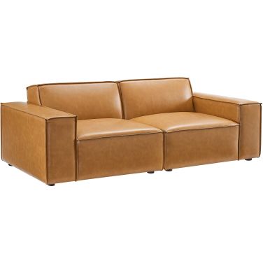 Restore Vegan Leather Loveseat