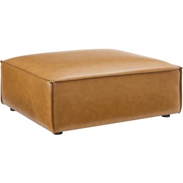 Restore Vegan Leather Ottoman EEI-4496-TAN