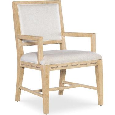 Retreat Cane Back Arm Chair Set of 2 In Beige