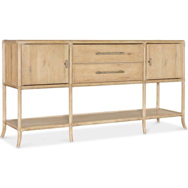 Retreat Pole Rattan Sideboard In Light Wood