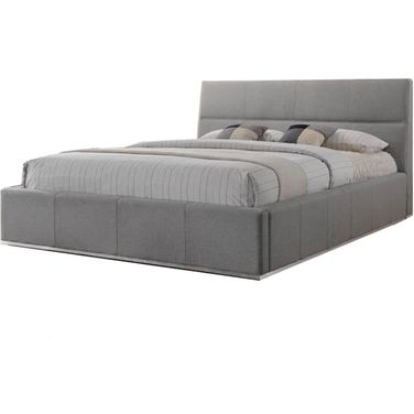 Reve Gray Fabric Queen Bed