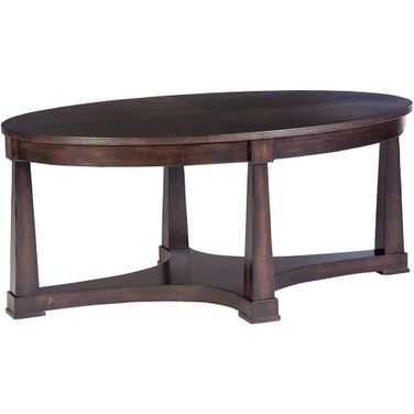 Revelation Oval Cocktail Table In Graphite