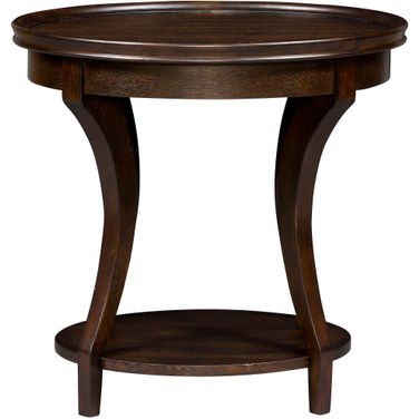 Revelation Oval End Table In Graphite