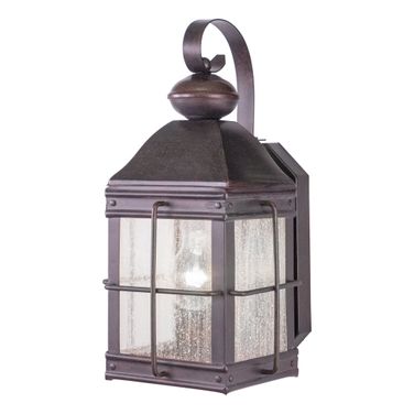 Revere 7 Inch Outdoor Wall Light In Royal Bronze