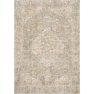 Revere Granite/Blue 2'6" x 16' Rug