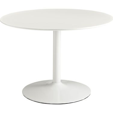 Revolve White Round Wood Dining Table