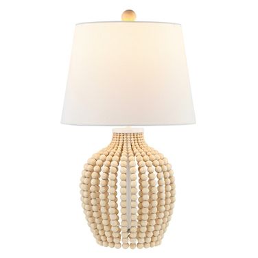 Rewli Table Lamp in Natural and White