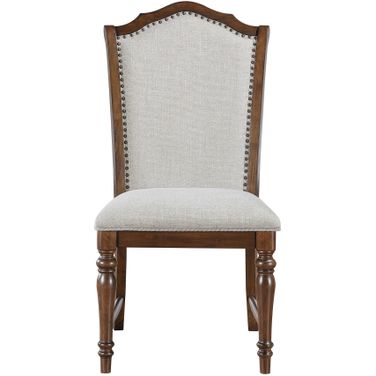Rexford Side Chair Set of 2 In Cherry and Gray