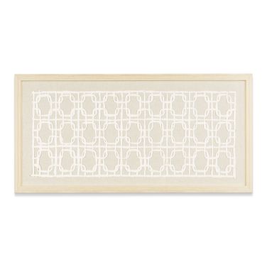 Reyka Shadow Box In Beige and White