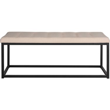 Reynlds Beige and Black Bench