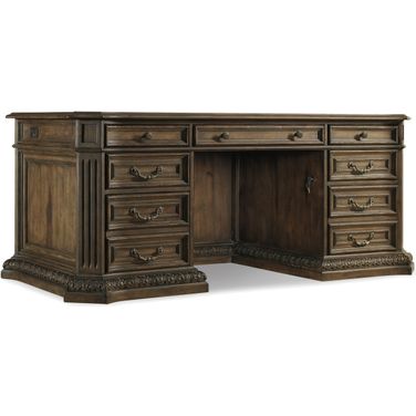Rhapsody Medium Wood Executive Desk