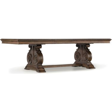 Rhapsody Medium Wood Rectangular Extendable Dining Table