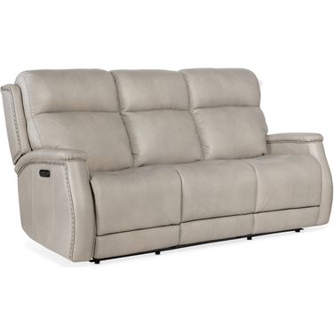 MS Rhea Zero Gravity Power Recline Sofa With Power Headrest In Gray