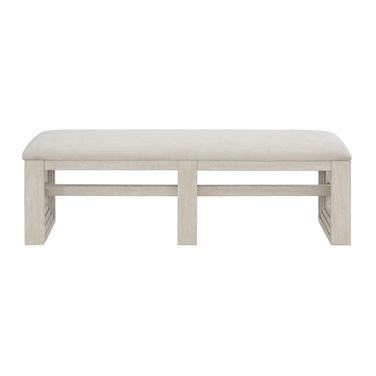 Rhiannon Dining Bench In Antique White and White