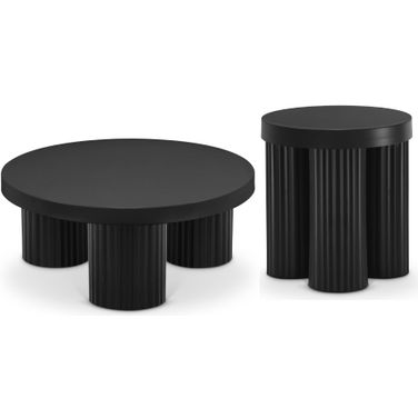 Rhodes Occasional Table Set In Black
