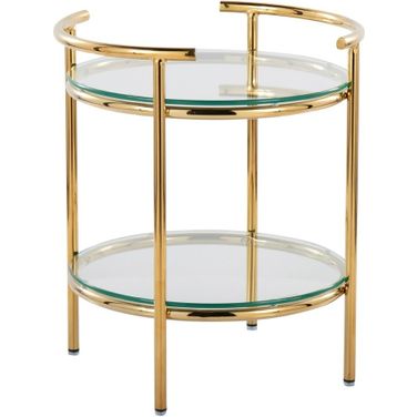 Rhonda Side Table In Gold
