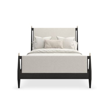 Rhythm Queen Upholstered Bed In Ivory