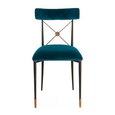 Rider Dining Chair In Rialto Peacock