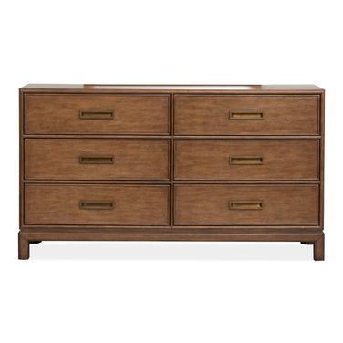 Ridgefield Double Drawer Dresser In Russet