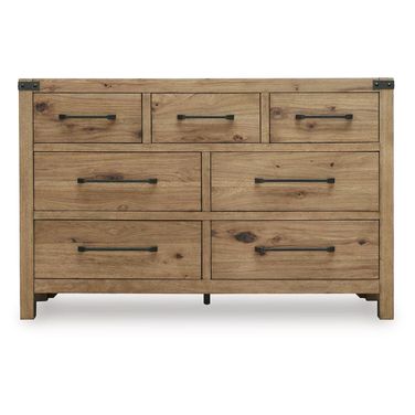 Ridgester Dresser In Light Brown
