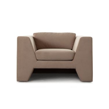 Rift Chair In Camel Performance Velvet