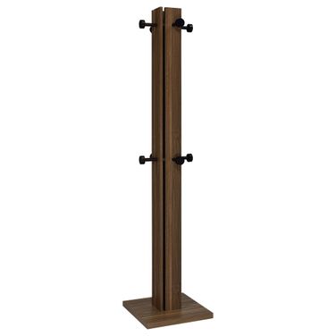 Rikkie Engineered Wood Coat Rack In Walnut