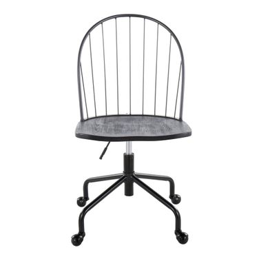 Riley Adjustable High Back Office Chair In Black